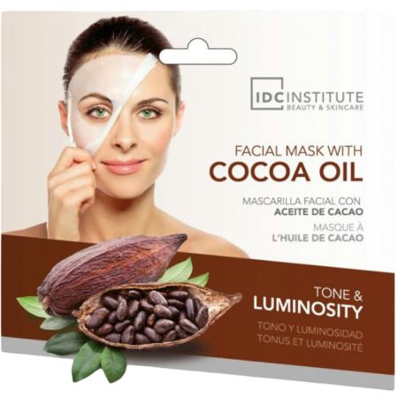 Idc Institute Tone & Luminosity Mascarilla Facial Con Aceite De Cacao Mascarilla facial ofrece tono y luminosidad resplandece como nunca