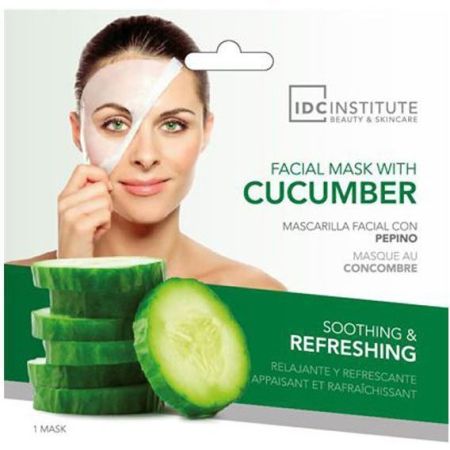 Idc Institute Soothing & Refreshing Mascarilla Facial Con Pepino Mascarilla facial relajante y refrescante efecto antienvejecimiento con pepino 25 ml