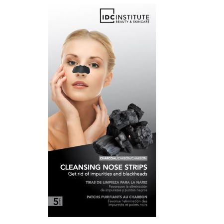 Idc Institute Cleansing Nose Strips Tiras de limpieza para eliminar puntos negros y limpiar poros de la nariz con carbón
