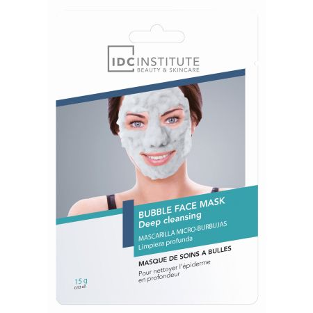 Idc Institute Mascarilla Micro-Burbujas Mascarilla facial limpia profundamente y reduce poros acabado luminoso