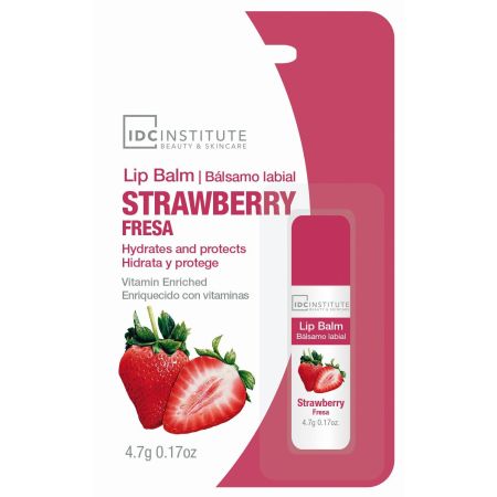 Idc Institute Bálsamo Labial Strawberry Bálsamo labial reparador cuida e hidrata los labios secos y agrietados sabor fresa