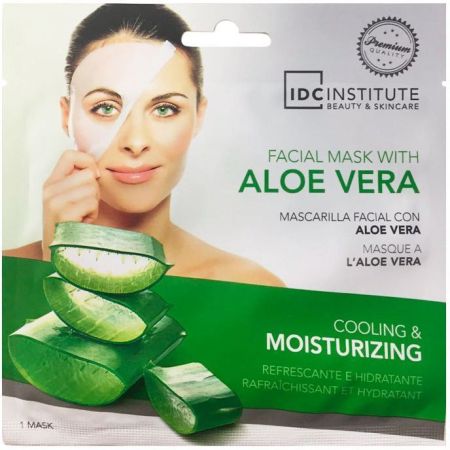 Idc Institute Cooling & Moisturizing Mascarilla Facial Con Aloe Vera Mascarilla refrescante revitalizante e hidratante con aloe vera 25 gr