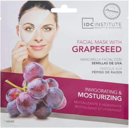 Idc Institute Invigorating & Moistuizing Mascarilla Facial Semillas De Uva Mascarilla facial revitalizante e hidratante con semillas de uva