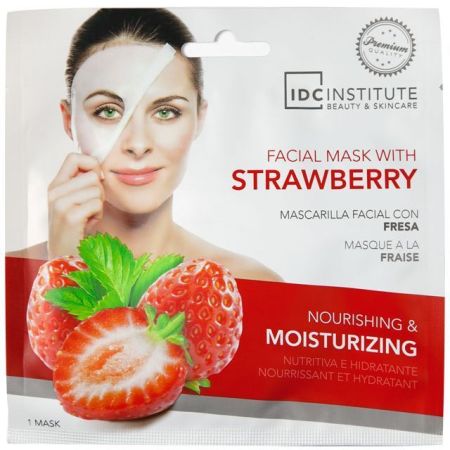 Idc Institute Nourishing & Moisturizing Mascarilla Facial Con Fresa Mascarilla facial nutritiva e hidratante con fresa 25 ml