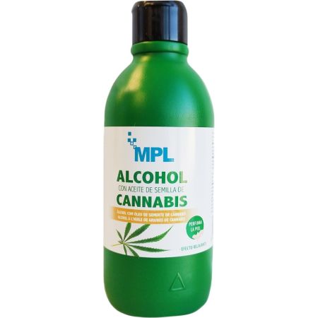 Mpl Alcohol Cannabis Alcohol ideal para friegas y masajes nutre y perfuma la piel aportando efecto relajante 250 ml