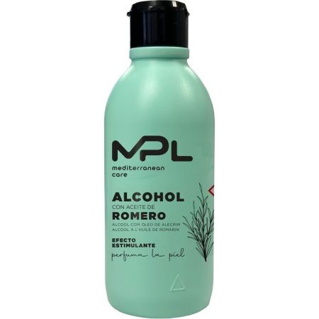 Mpl Alcohol Con Aceite De Romero Alcohol con aceite de romero ideal para friegas y masajes nutre y perfuma la piel 250 ml