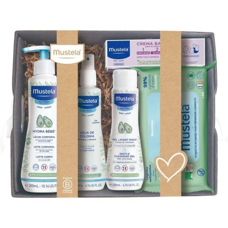 Mustela Canastilla Set Canastilla para el cuidado e higiene diarios de los más pequeños de la casa 5 uds