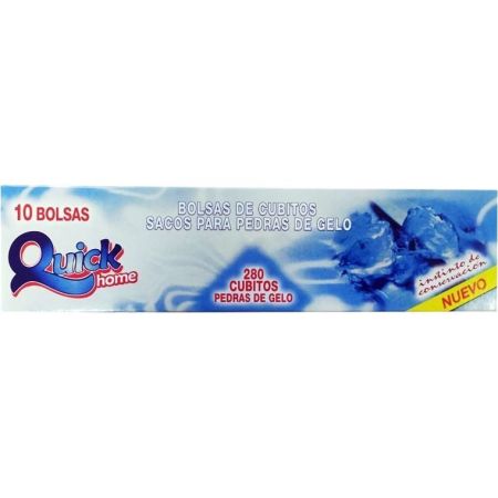 Quick Bolsas De Cubitos Bolsas para hacer cubitos de hielo sin necesidad de bandeja 10 uds