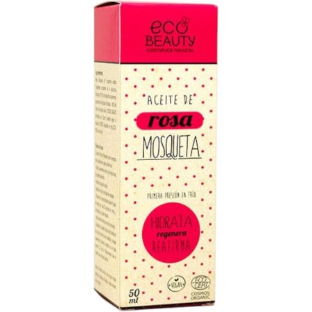 Ecobeauty Aceite De Rosa Mosqueta Bio Aceite de rosa mosqueta hidrata regenera y reafirma 100% natural 50 ml