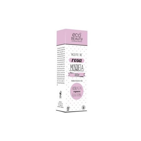 Ecobeauty Aceite De Rosa Mosqueta Bio Aceite de rosa mosqueta hidrata regenera y reafirma 100% natural 50 ml