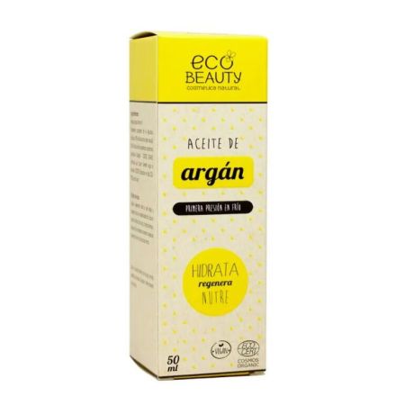 Ecobeauty Aceite De Argán Aceite de argán hidrata regenera y nutre 100% natural 50 ml