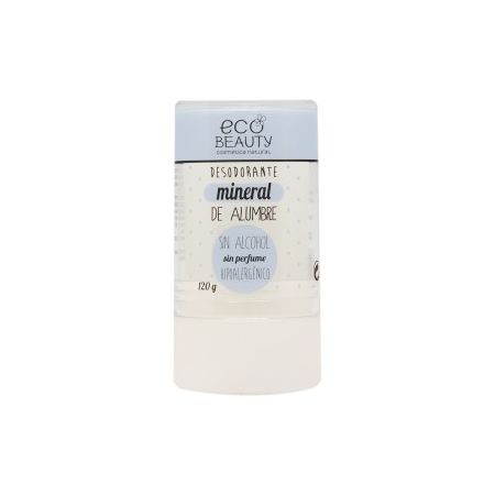 Ecobeauty Mineral Desodorante Roll-On Desodorante sin alcohol antiolor con piedra de alumbre 120 gr
