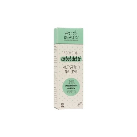 Ecobeauty Aceite De Árbol Del Té Antiséptico Natural Roll-On Aceite de árbol del té cicatrizante antiacné y antiinflamatorio 100% natural 10 ml