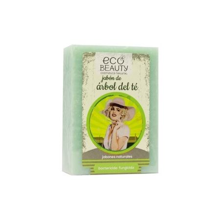 Ecobeauty Jabón Árbol Del Té Jabón en pastilla natural hidratante y con propiedades antioxidantes 100 gr