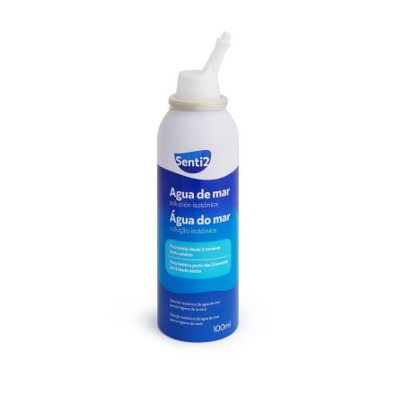 Senti2 Agua De Mar Solución Isotónica Spray nasal solución isotónica previene la obstrucción de la mucosa nasal 100 ml
