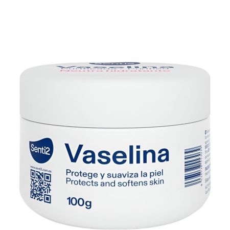 Senti2 Vaselina Purificada Vaselina neutra purificada protege y suaviza la piel cicatrizando heridas y calmando reacciones 100 gr