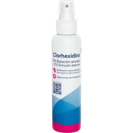 Senti2 Clorhexidina Antiséptico Para Piel Sana Clorhexidina desinfecta y protege con acción rápida y duradera en tan sólo 30 segundos 125 ml