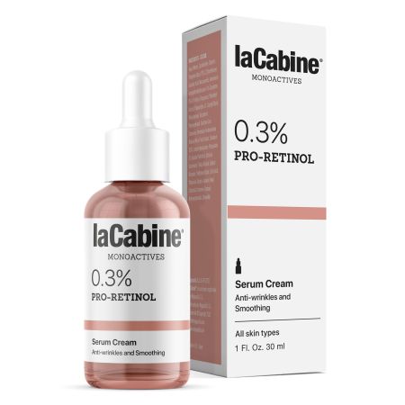 Lacabine Monoactives 0.3% Pro-Retinol Serum Cream Sérum reduce la aparición de las líneas y finas arrugas 30 ml