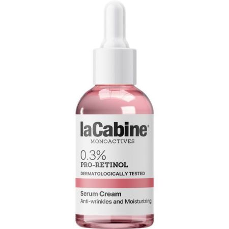 Lacabine Monoactives 0.3% Pro-Retinol Serum Cream Sérum crema estimula la síntesis de colágeno difuminando arrugas y mejorando la textura de la piel 30 ml