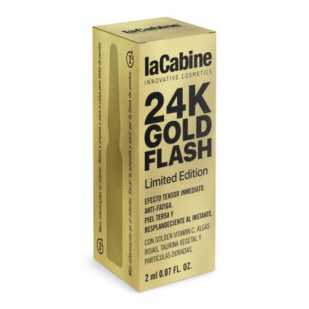 Lacabine 24k Gold Flash Edición Limitada Ampollas antifatiga con efecto tensor inmediato 2 ml