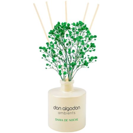 Don Algodon Ambients Dama De Noche Perfumador Mikado Edición Floral Ambientador mikado para hogar con agradable fragancia +60 días de duración 60 ml