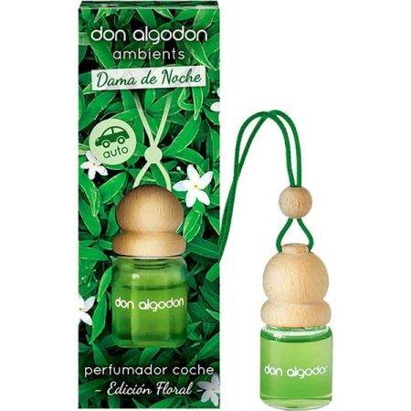Don Algodon Ambients Dama De Noche Perfumador Coche Edición Floral Ambientador para coche con agradable fragancia hasta 45 días de duración 6,5 ml