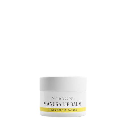Alma Secret Pineaple & Papaya Manuka Lip Balm Bálsamo labial labios hidratados lisos y jugosos durante todo el día 10 ml