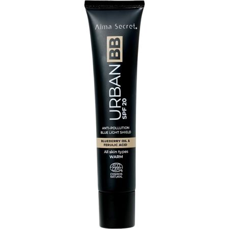 Alma Secret Urban Bb Cream Spf 20 Base de maquillaje cobertura ligera hidratante y correctora de imperfecciones