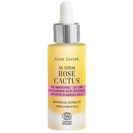 Alma Secret Rose Cactus Oil Serum Aceite facial reconstructor y fortalecedor de la barrera cutánea 30 ml
