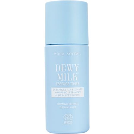 Alma Secret Dewy Milk Essence Toner Tónico facial actúa como primer paso en la rutina facial o como hidratante único para pieles jóvenes 125 ml