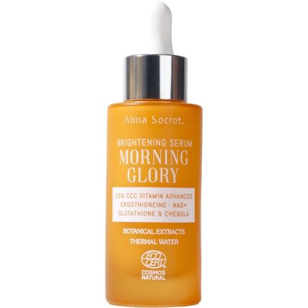 Alma Secret Morning Glory Brightening Serum Sérum iluminador con triple vitamina c atenúa manchas oscuras unifica el tono y suaviza finas líneas potenciando la luminosidad 30 ml