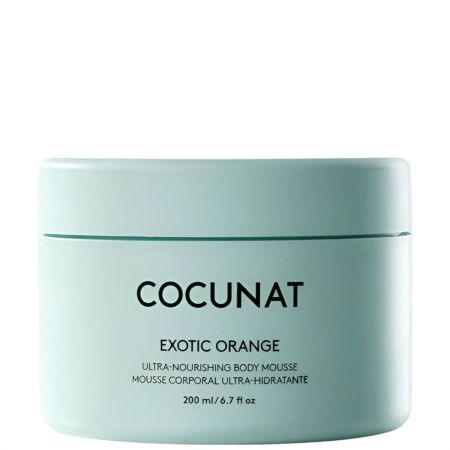 Cocunat Exotic Orange Body Mousse Mousse corporal aporta un intenso poder nutritivo e hidratante piel tonificada firme y sedosa 200 ml