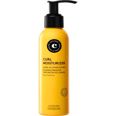 Cocunat Curl Moisturizer Leave-In Acondicionador capilar sin aclarado desenreda define e hidrata cabello flexible definido y brillante 125 ml
