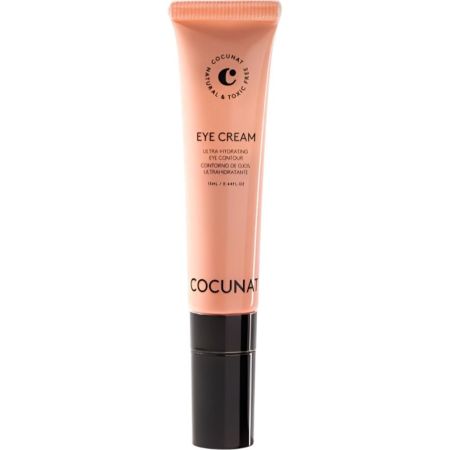Cocunat Eye Cream Contorno De Ojos Ultrahidratante Contorno de ojos ultrahidratante de triple acción con aplicador efecto frío descongestiona bolsas y borra ojeras 12 ml