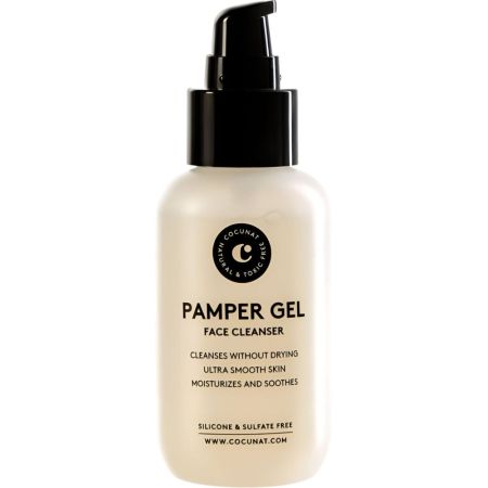 Cocunat Pamper Gel Face Cleanser Gel limpiador no reseca y mantiene el rostro fresco hidratado y jugoso 100 ml