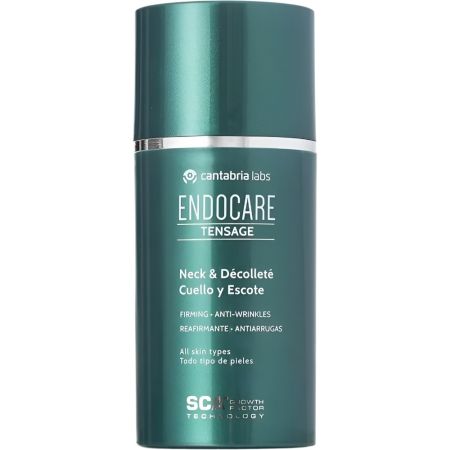 Endocare Tensage Cuello Escote Tratamiento antiedad para cuello y escote redensifica y reafirma combatiendo flacidez y tono irregular 80 ml