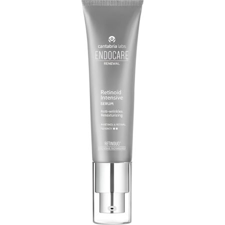Endocare Renewal Retinoid Intensive Serum Sérum intensivo de textura ligera ofrece una retexturización y renovación epidérmica con retinol puro encapsulado 30 ml