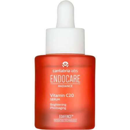 Endocare Radiance Vitamin C20 Serum Sérum antioxidante unifica el tono ofreciendo un efecto lifting para una piel más firme luminosa y suave 30 ml