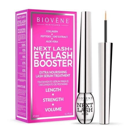 Biovène Next Lash+ Eyelash Booster Extra Nourishing Lash Serum Sérum de pestañas ofrece longitud fuerza y volumen aspecto saludable 6 ml