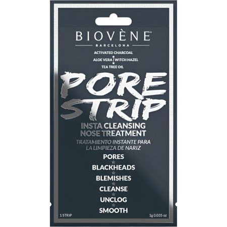 Biovène Pore Strip Insta Cleansing Nose Treatment Tratamiento tiras limpiadoras instantáneas de poros para la nariz 1 ud