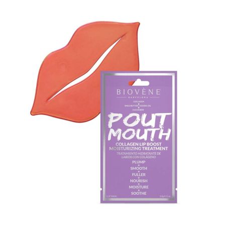 Biovène Pout Bouth Collagen Lip Boost Moisturizing Treatment Tratamiento hidratante de labios con colágeno