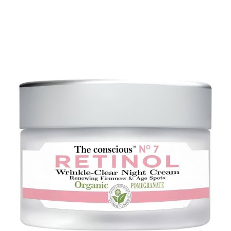 Biovène The Concious Nº7 Retinol Wrinkle-Clear Night Cream Crema facial de noche biodegradable antiarrugas y antimanchas con retinol 50 ml