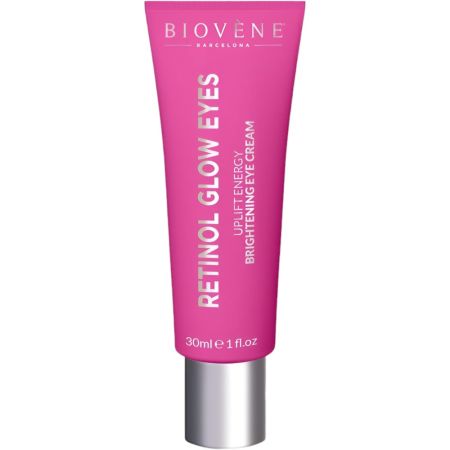 Biovène Retinol Glow Eyes Uplift Energy Brightening Eye Cream Contorno de ojos hidratante restaura firmeza y minimiza líneas finas y signos de fatiga 30 ml