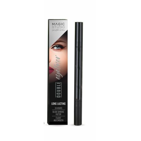 Magic Studio Double Eyeliner Long Lasting Delinenador de ojos doble punta de larga duración