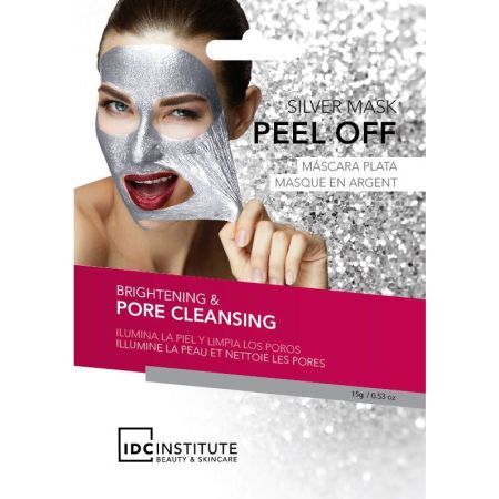 Idc Institute Brightening & Pore Cleansing Máscara Plata Mascarilla facial ilumina la piel y limpia poros con extractos de aloe vera