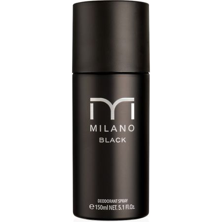 Milano Black Desodorante Spray Desodorante perfumado para hombre 150 ml