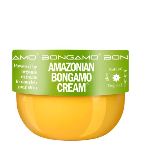 Bongamo Amazonian Bum Bum Cream Crema corporal de textura ligera hidrata y mejora la firmeza ofreciendo luminosidad con aroma a vainilla 200 ml