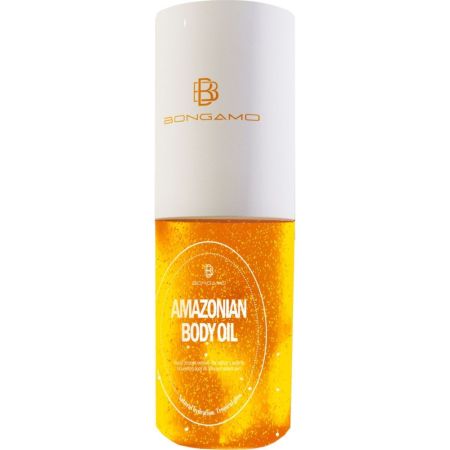 Bongamo Amazonian Body Oil Tratamiento corporal de textura aceite nutre ofreciendo un glow natural con aroma a vainilla 75 ml