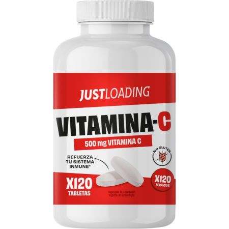 Justloading Vitamina-C Complemento Alimenticio Complemento alimenticio te ayudará a alcanzar todos los requerimientos diarios 120 uds
