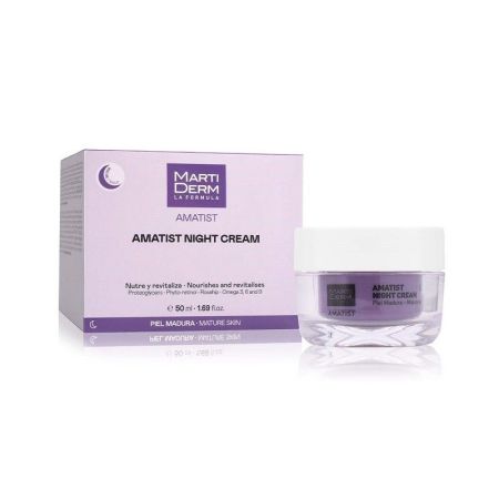 Martiderm Amatist Night Cream Crema de noche nutre y revitaliza la piel durante las horas de descanso 50 ml